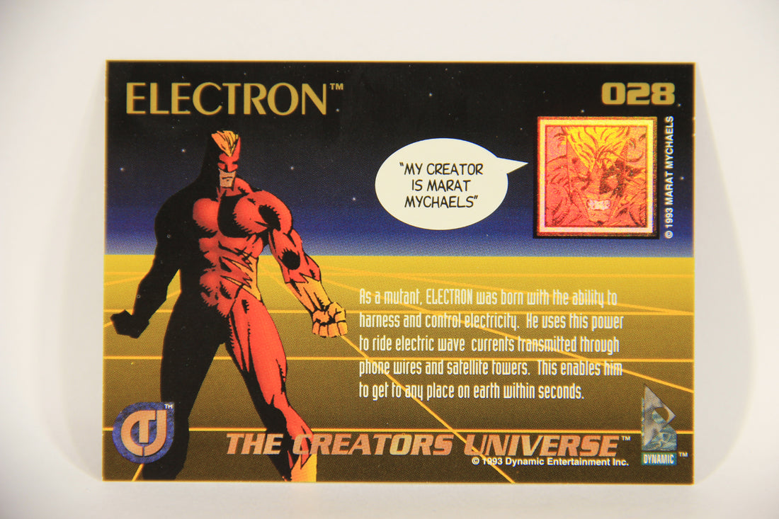 The Creators Universe 1993 Trading Card #28 Electron ENG L011105