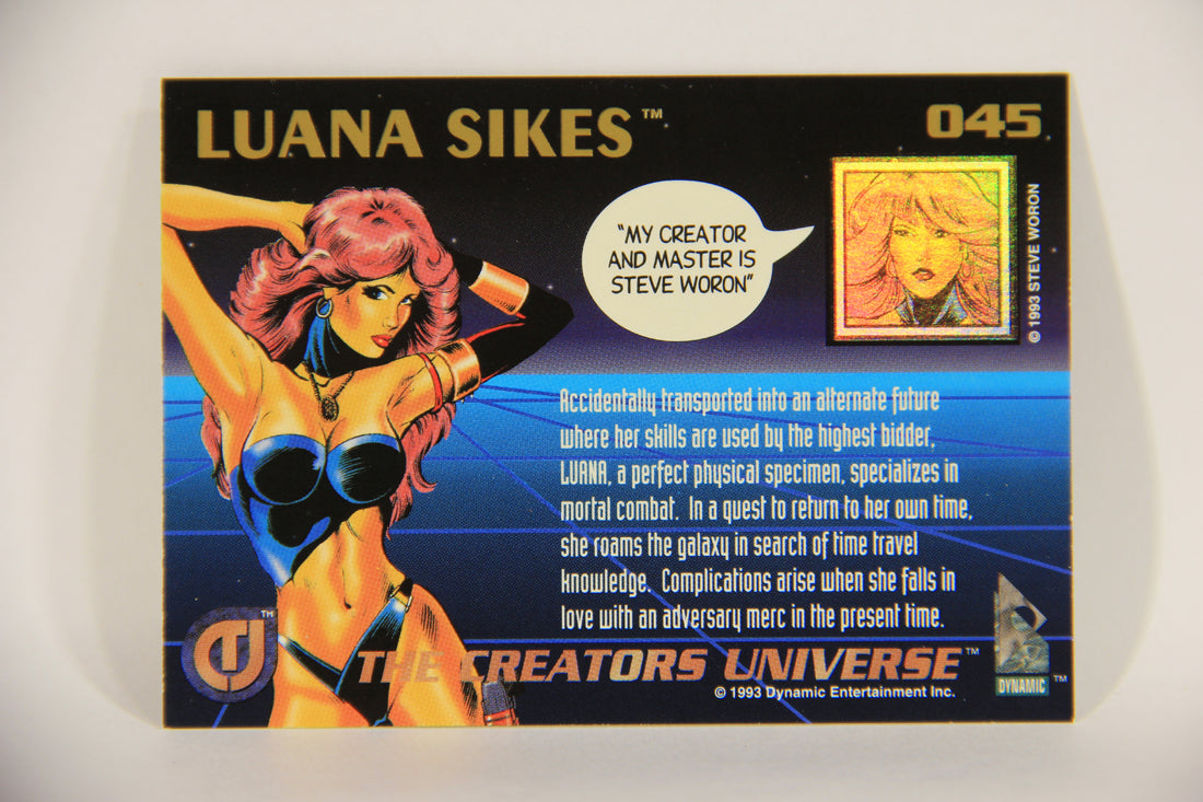 The Creators Universe 1993 Trading Card #45 Luana Sikes ENG L011123