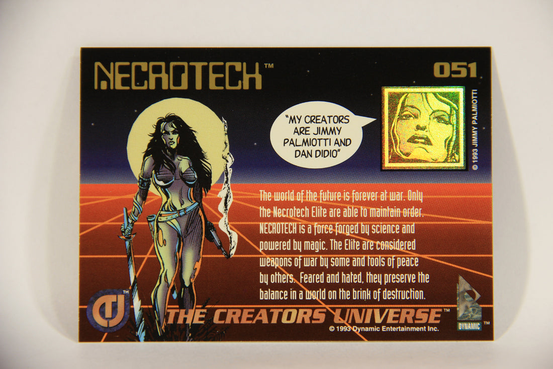 The Creators Universe 1993 Trading Card #51 Necrotech ENG L011129