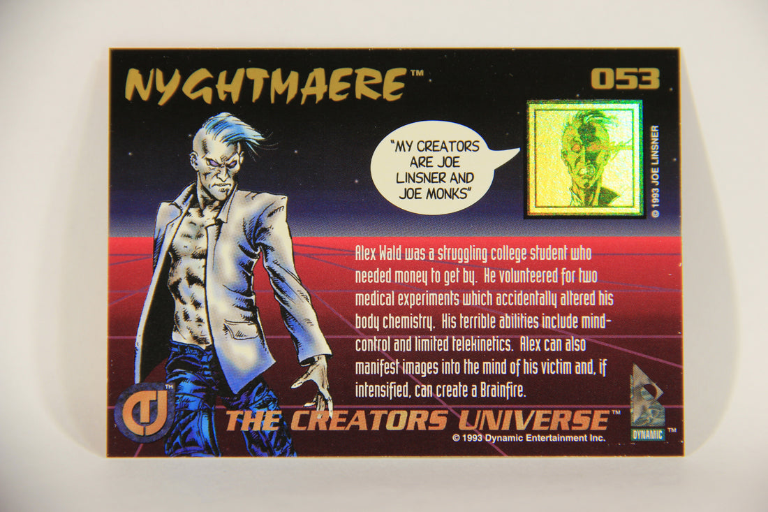 The Creators Universe 1993 Trading Card #53 Nyghtmaere ENG L011131
