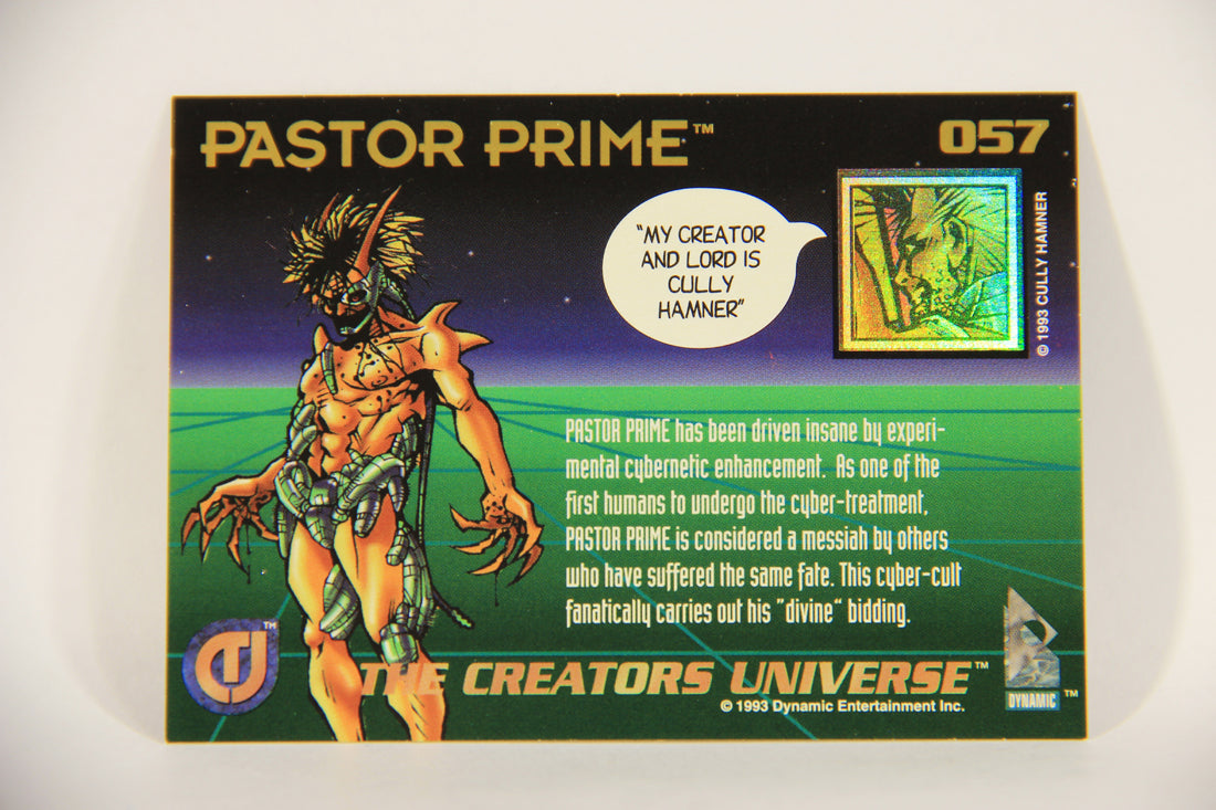 The Creators Universe 1993 Trading Card #57 Pastor Prime ENG L011135