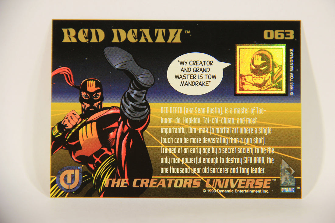 The Creators Universe 1993 Trading Card #63 Red Death ENG L011141