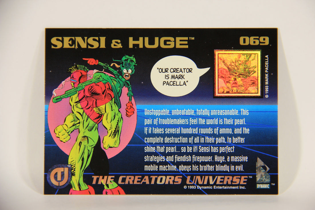 The Creators Universe 1993 Trading Card #69 Sensi & Huge ENG L011147