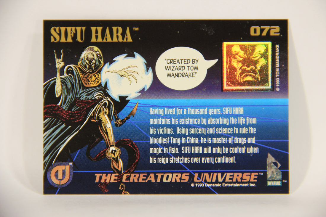 The Creators Universe 1993 Trading Card #72 Sifu Hara ENG L011150