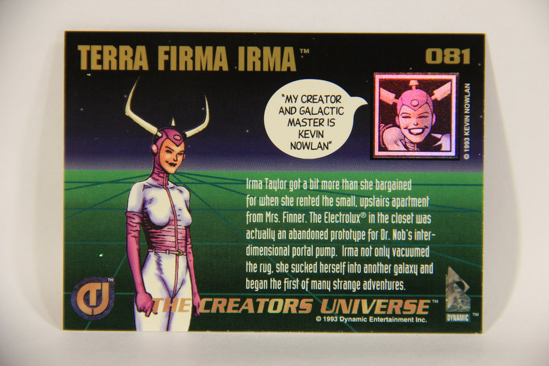 The Creators Universe 1993 Trading Card #81 Terra Firma Irma ENG L011159
