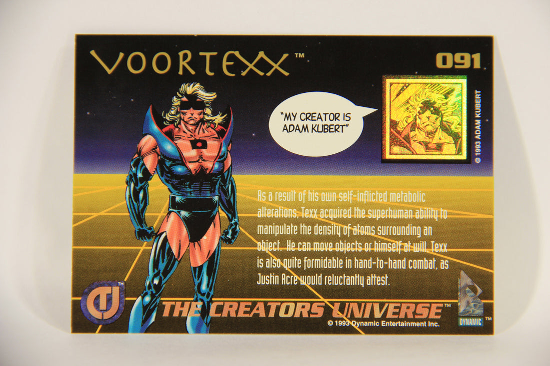 The Creators Universe 1993 Trading Card #91 Voortexx ENG L011169