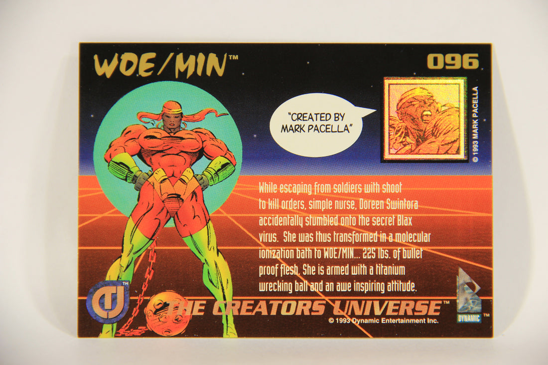The Creators Universe 1993 Trading Card #96 Woe Min ENG L011174