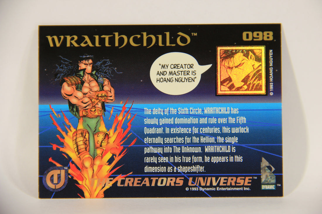 The Creators Universe 1993 Trading Card #98 Wraithchild ENG L011176