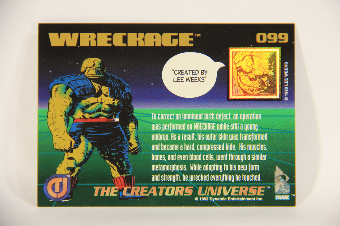 The Creators Universe 1993 Trading Card #99 Wreckage ENG L011177