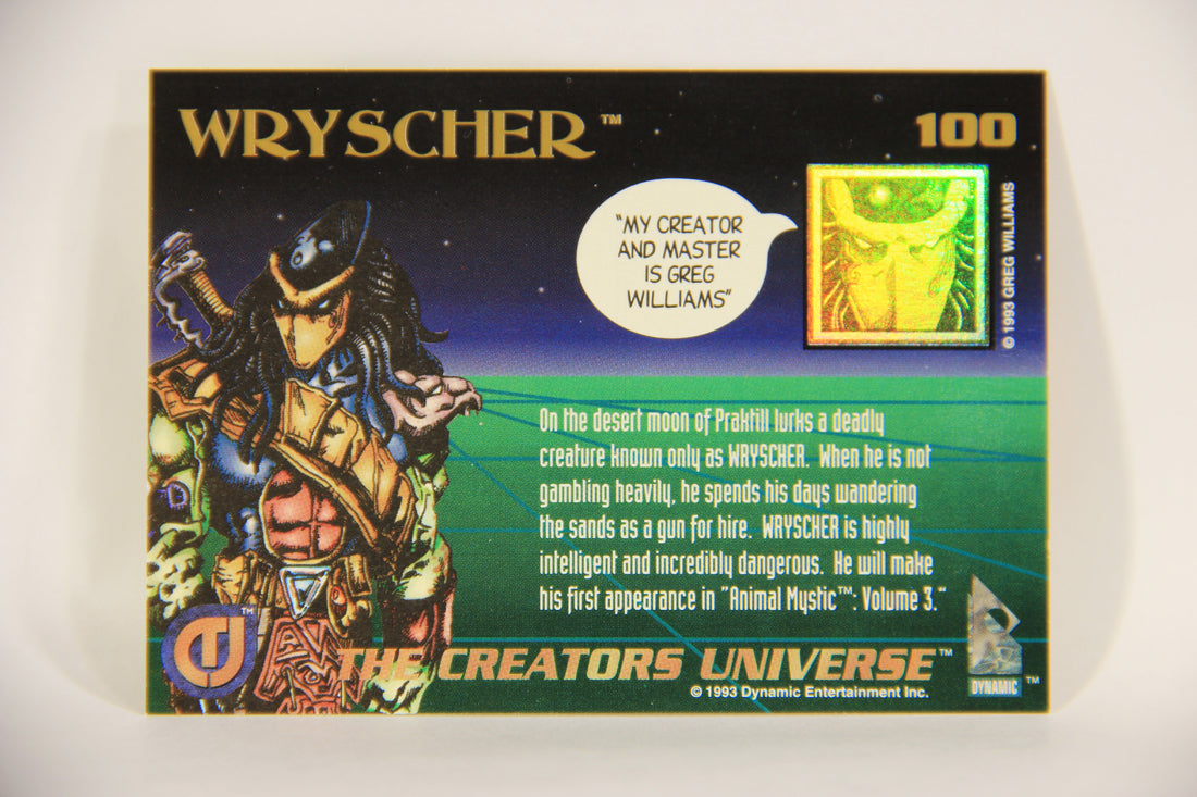 The Creators Universe 1993 Trading Card #100 Wryscher ENG L011178