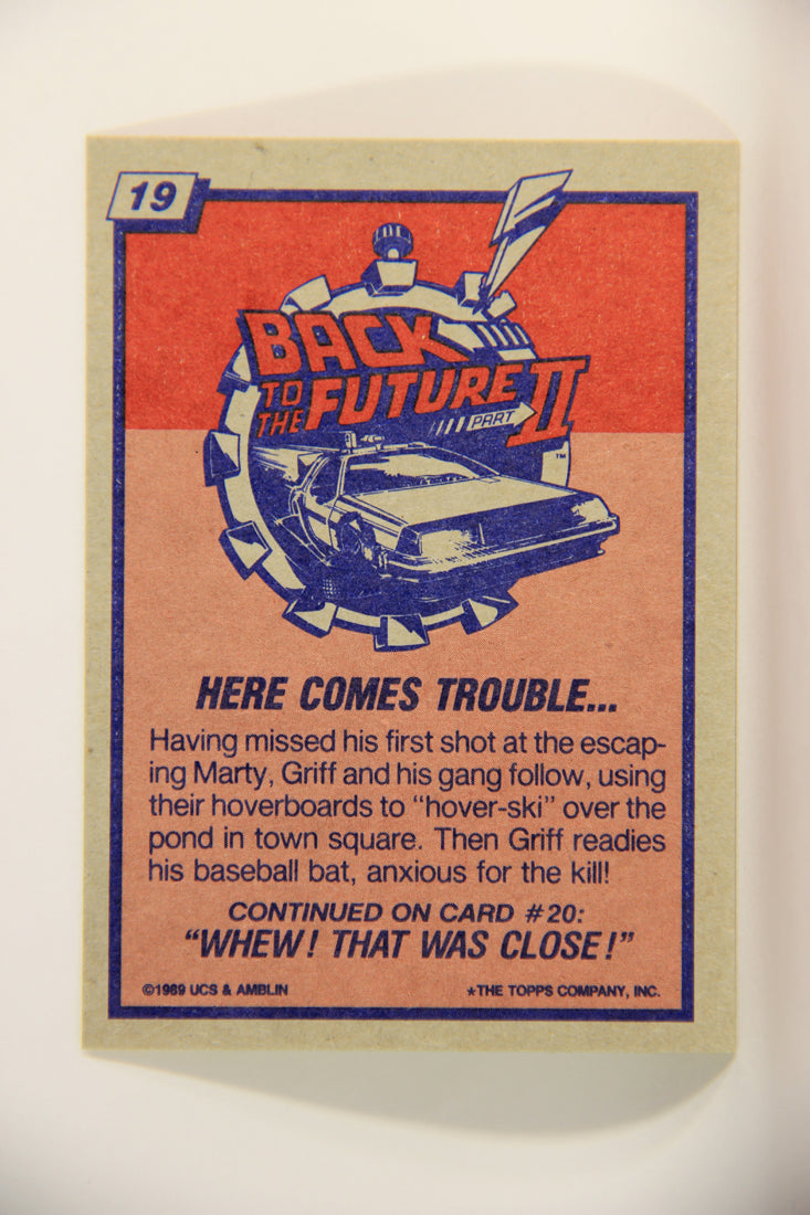 Back To The Future II 1989 Trading Card #19 Here Comes Trouble L011470