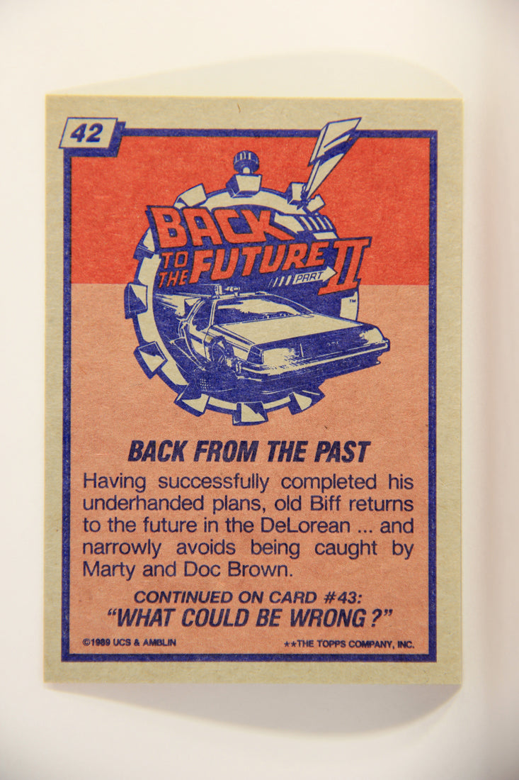 Back To The Future II 1989 Trading Card #42 Back From The Past L011471