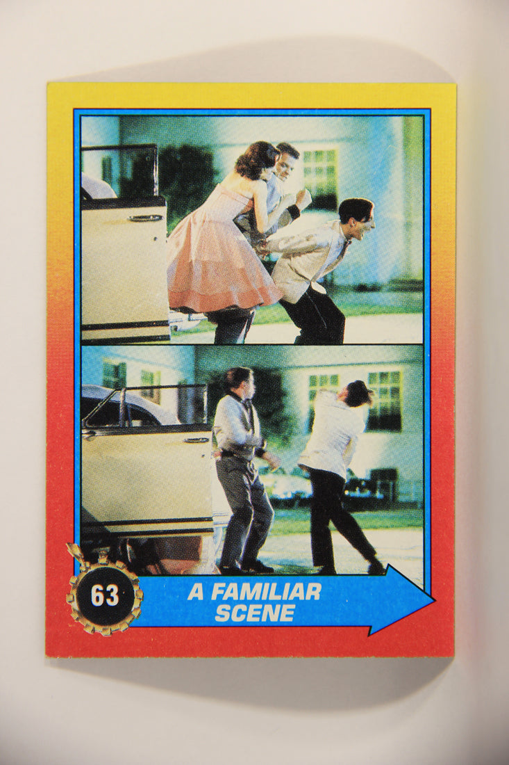 Back To The Future II 1989 Trading Card #63 A Familiar Scene L011474