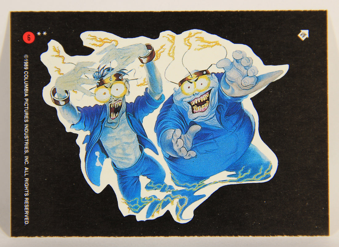 Ghostbusters II 1989 Trading Card Sticker #6 Scoleri Ghosts L011481