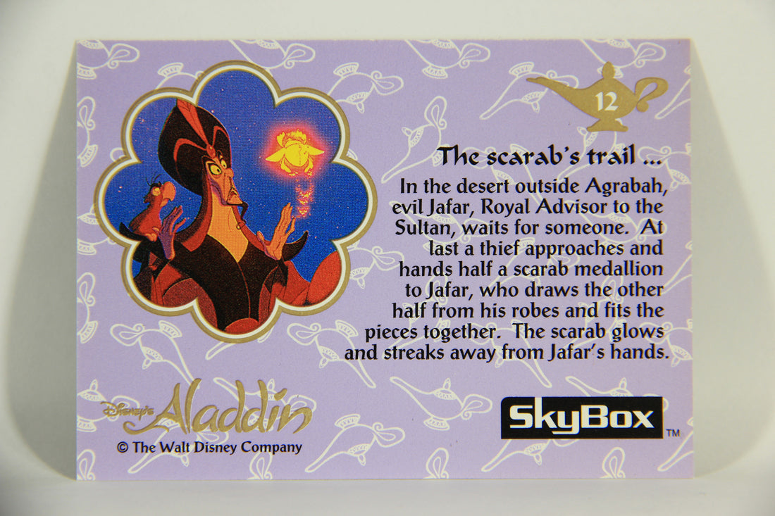 Aladdin 1993 Trading Card #12 The Scarab's Trail ENG SkyBox L011626