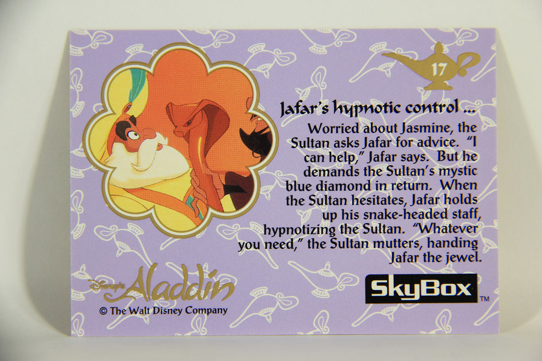 Aladdin 1993 Trading Card #17 Jafar's Hypnotic Control ENG SkyBox L011631
