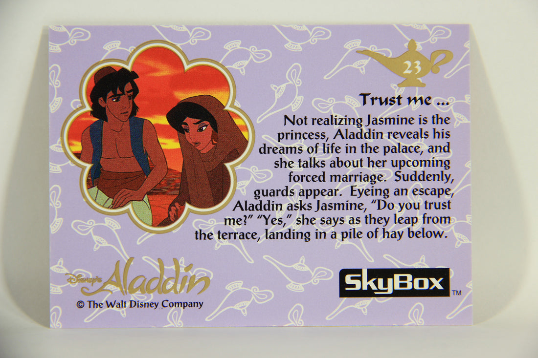 Aladdin 1993 Trading Card #23 Trust Me ENG SkyBox L011637