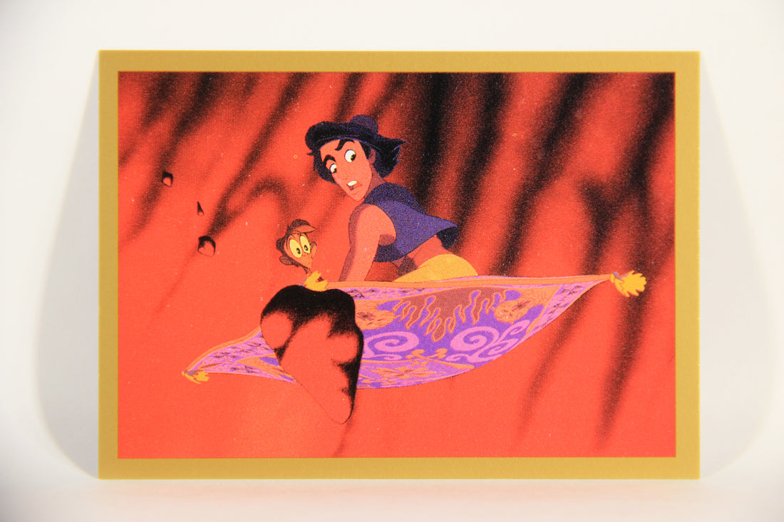 Aladdin 1993 Trading Card #37 A Frantic Escape Attempt ENG SkyBox L011651