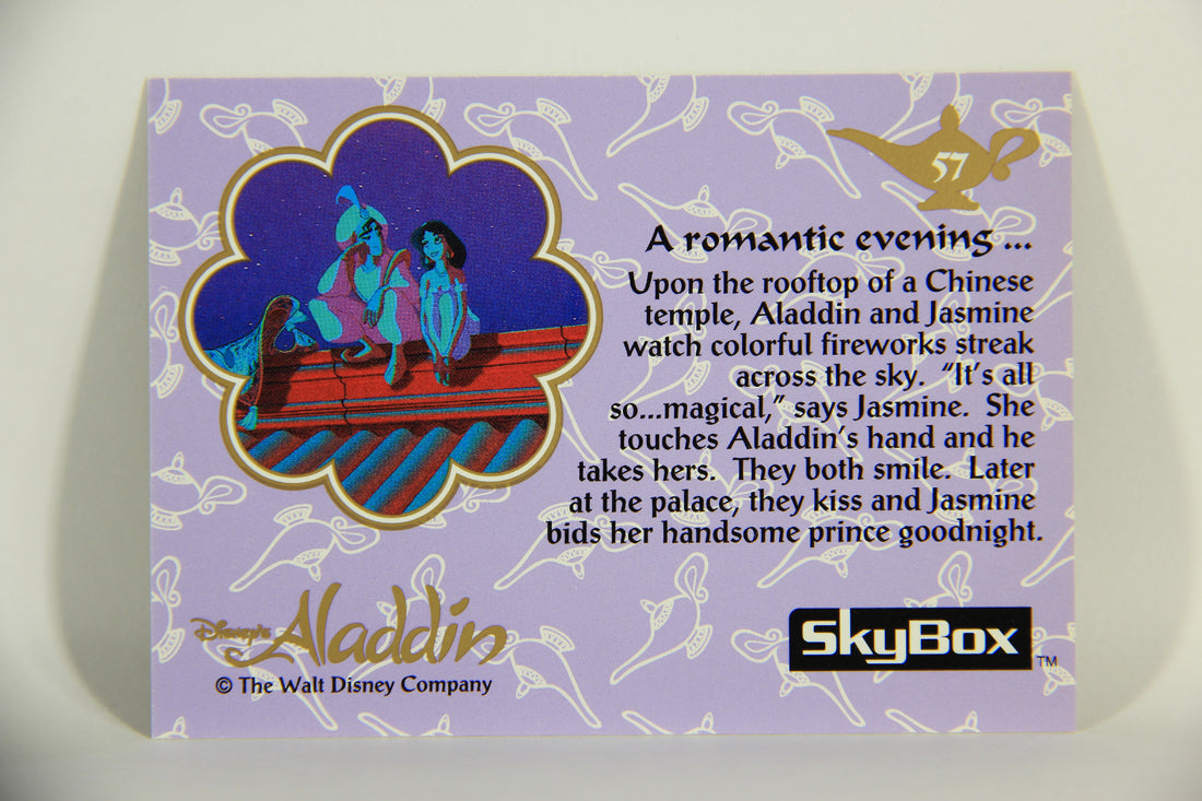 Aladdin 1993 Trading Card #57 A Romantic Evening ENG SkyBox L011671