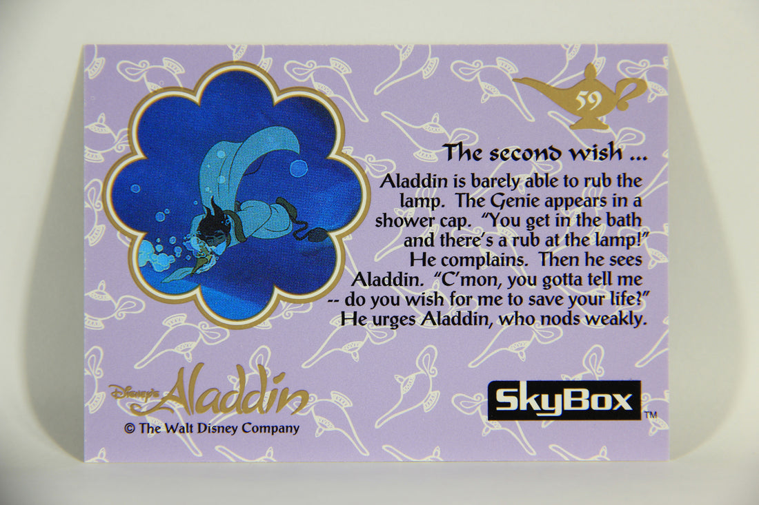 Aladdin 1993 Trading Card #59 The Second Wish ENG SkyBox L011673