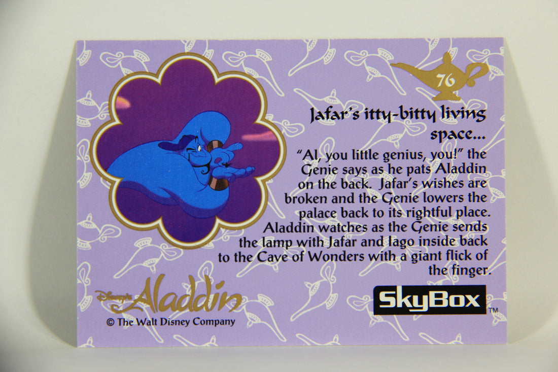 Aladdin 1993 Trading Card #76 Jafar's Itty-Bitty Living Space ENG SkyBox L011690