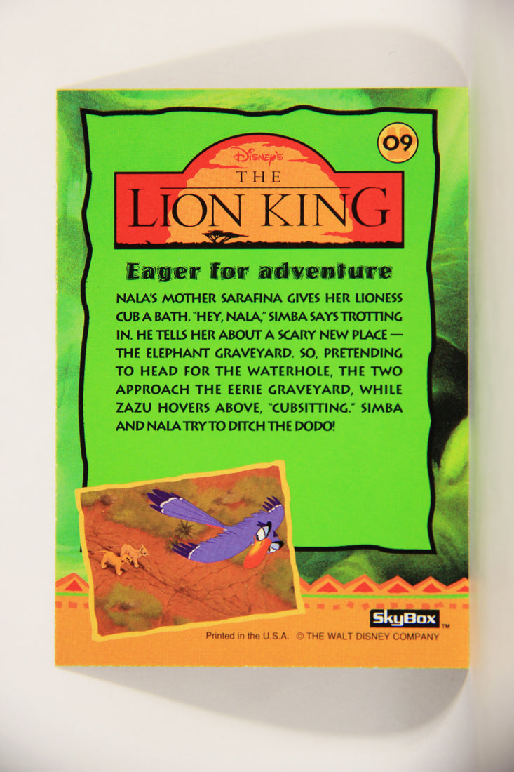 The Lion King 1994 Trading Card #9 Eager For Adventure ENG L011714