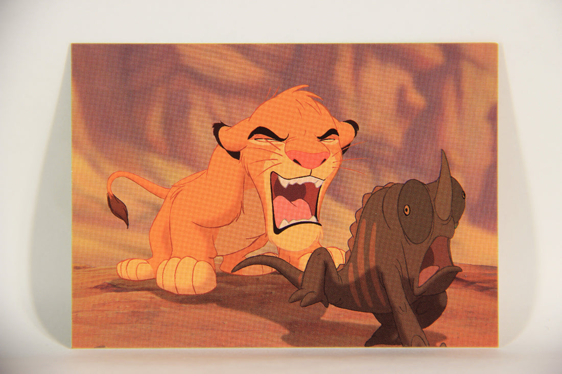 The Lion King 1994 Trading Card #25 Simba Runs For His Life ENG L011730