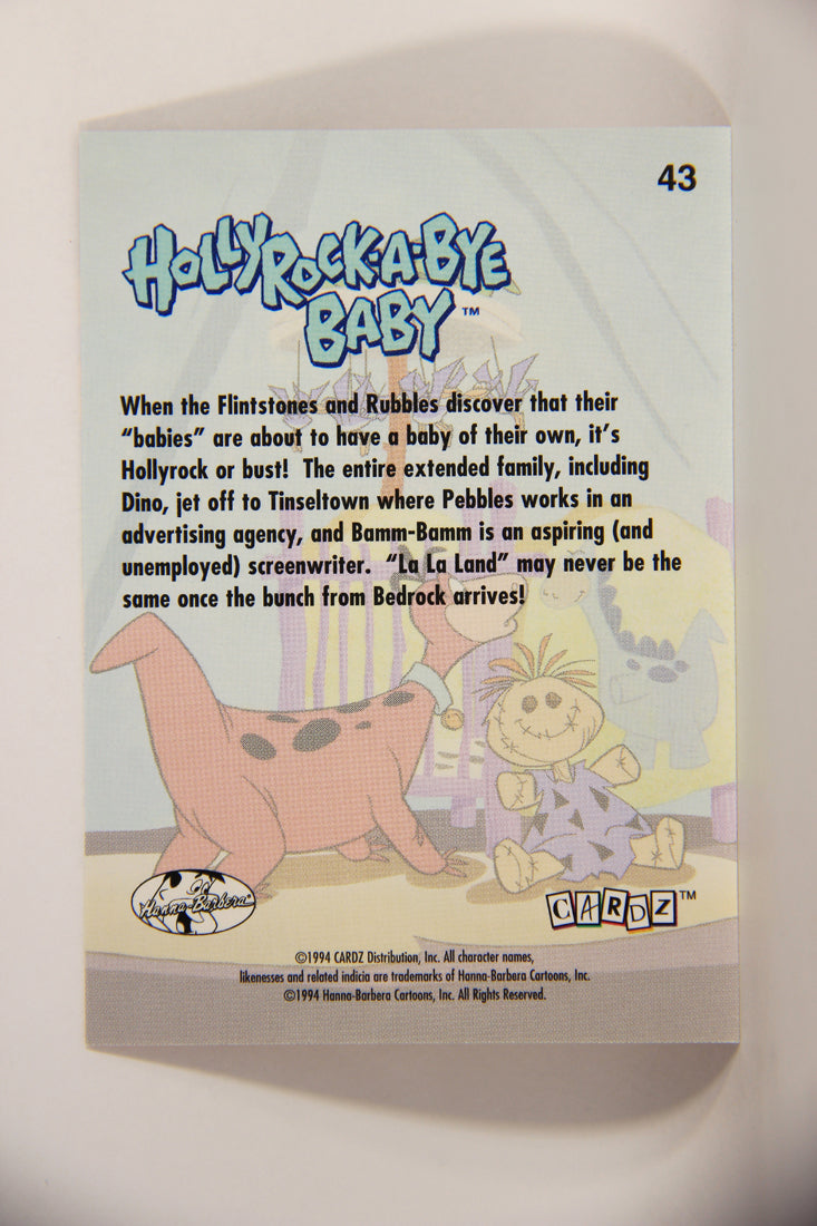 Return Of The Flintstones 1994 Trading Card #43 Pregnancy Announcement ENG L012072