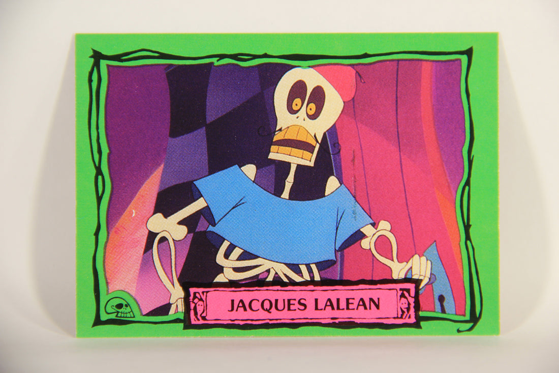 Beetlejuice 1990 Trading Card #7 Jacques Lalean ENG L012117