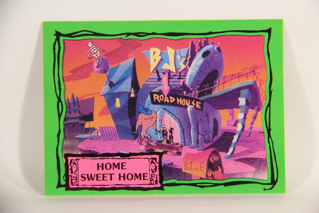 Beetlejuice 1990 Trading Card #11 Home Sweet Home ENG L012118