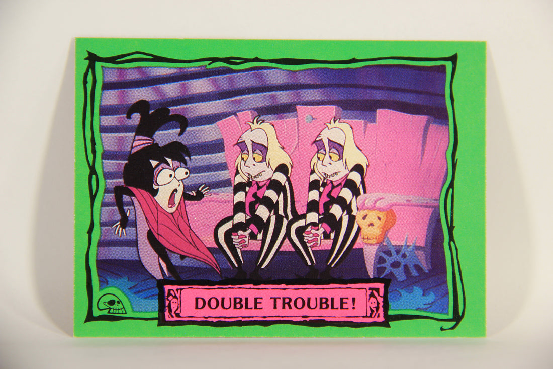 Beetlejuice 1990 Trading Card #29 Double Trouble ENG L012136