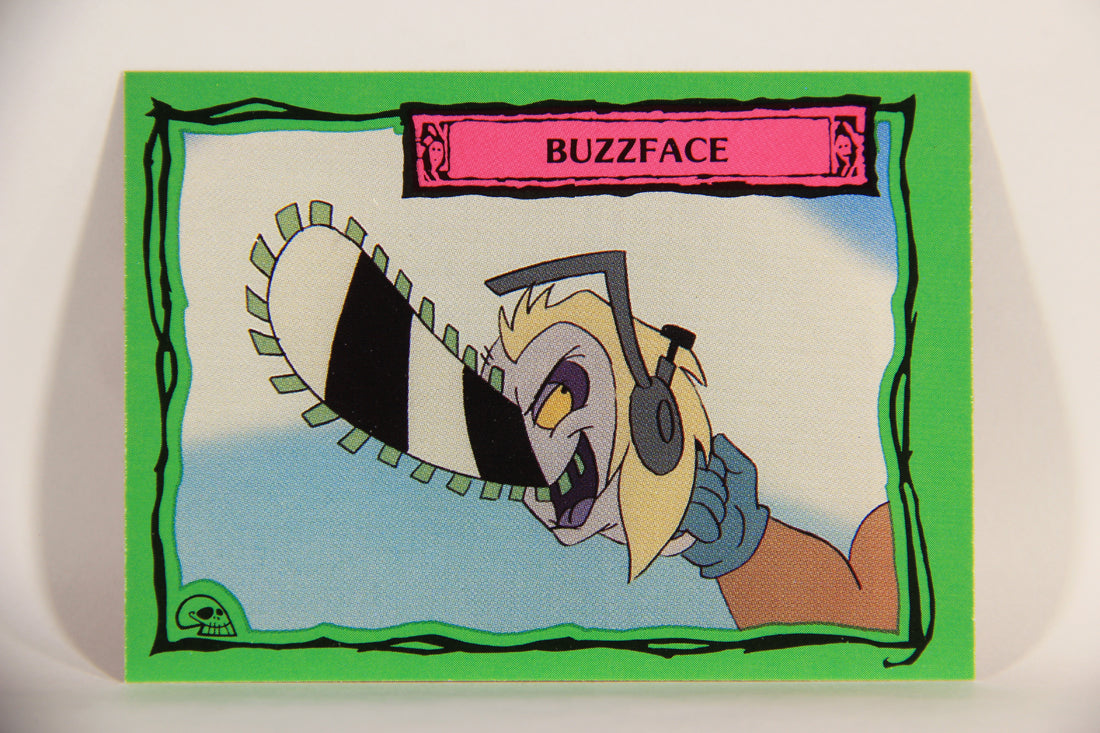 Beetlejuice 1990 Trading Card #36 Buzzface ENG L012143