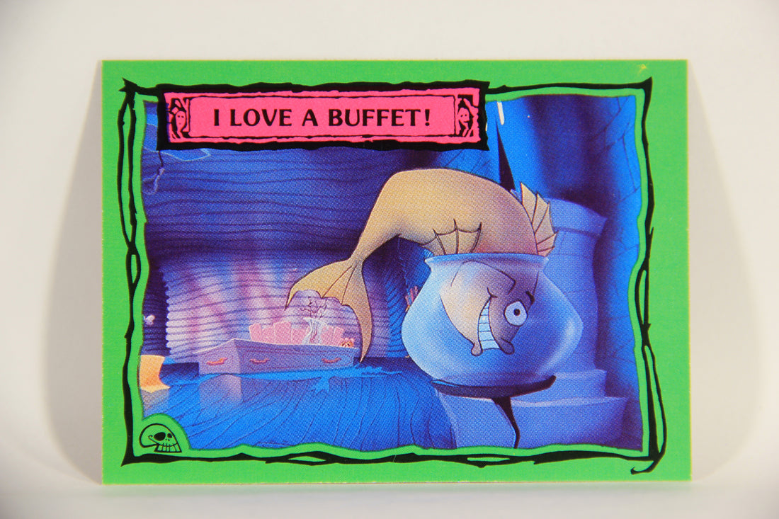 Beetlejuice 1990 Trading Card #40 I Love A Buffet ENG L012147