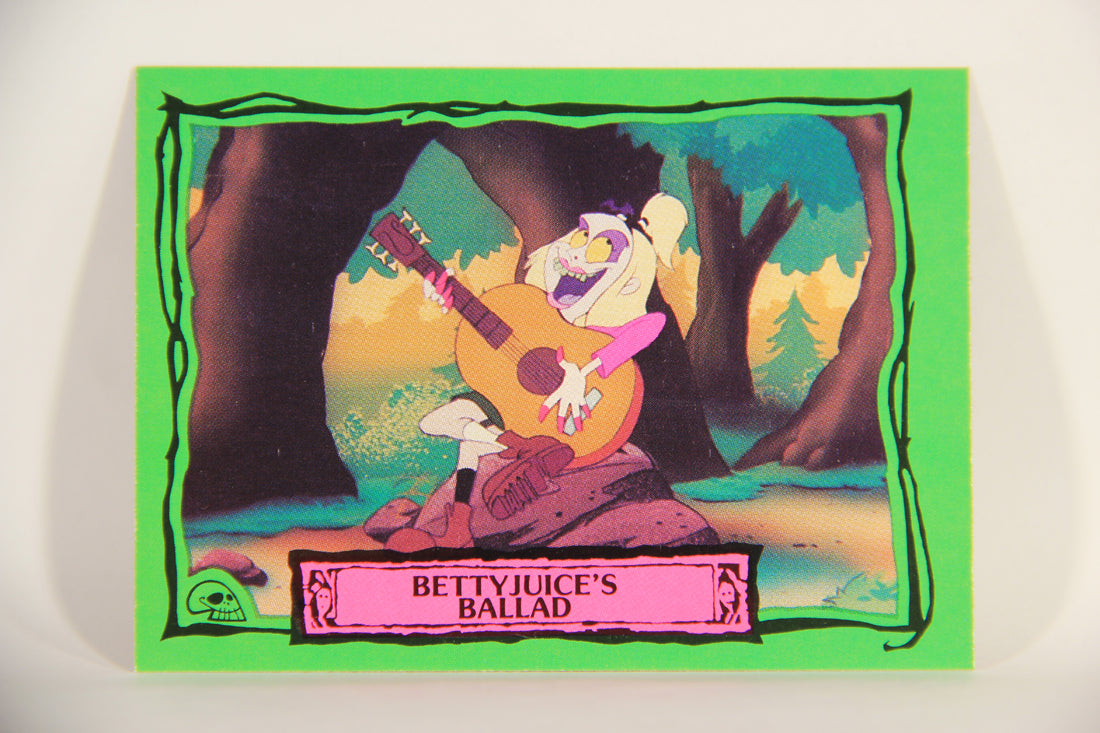 Beetlejuice 1990 Trading Card #44 Bettyjuice's Ballad ENG L012151