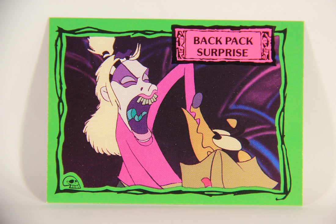 Beetlejuice 1990 Trading Card #46 Back Pack Surprise ENG L012153