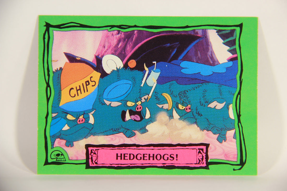 Beetlejuice 1990 Trading Card #47 Hedgehogs ENG L012155