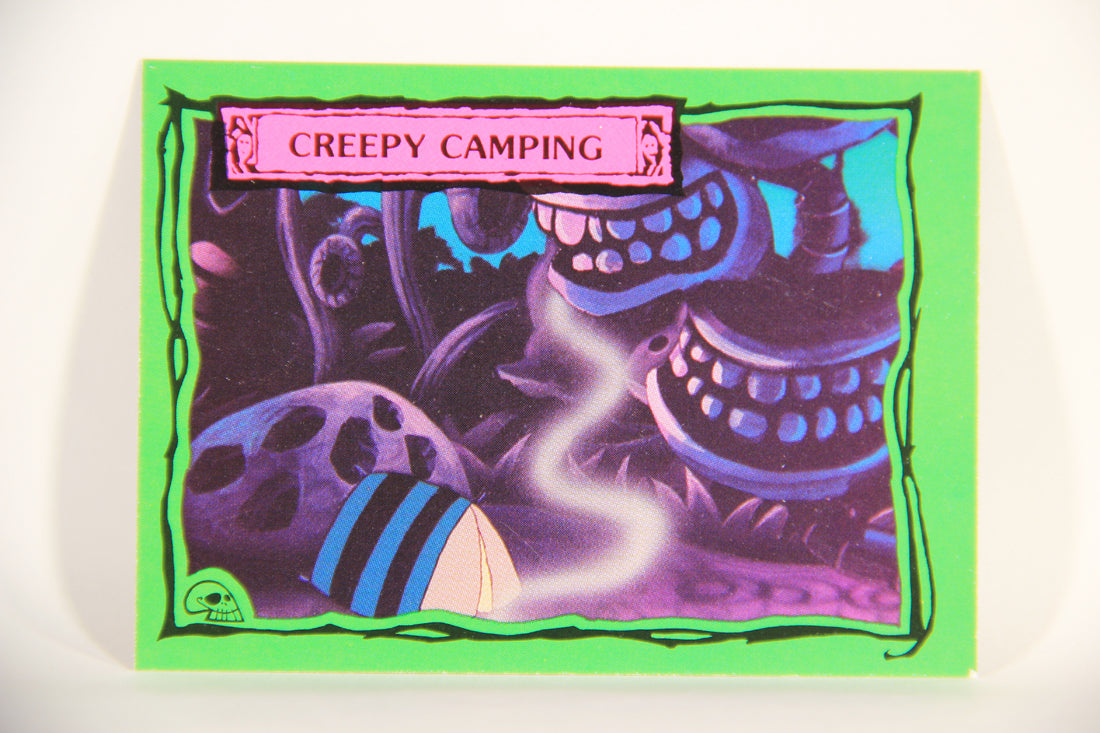 Beetlejuice 1990 Trading Card #49 Creepy Camping ENG L012156