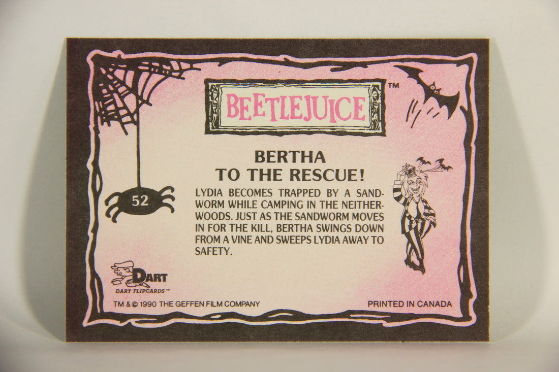 Beetlejuice 1990 Trading Card #52 Bertha To The Rescue ENG L012159