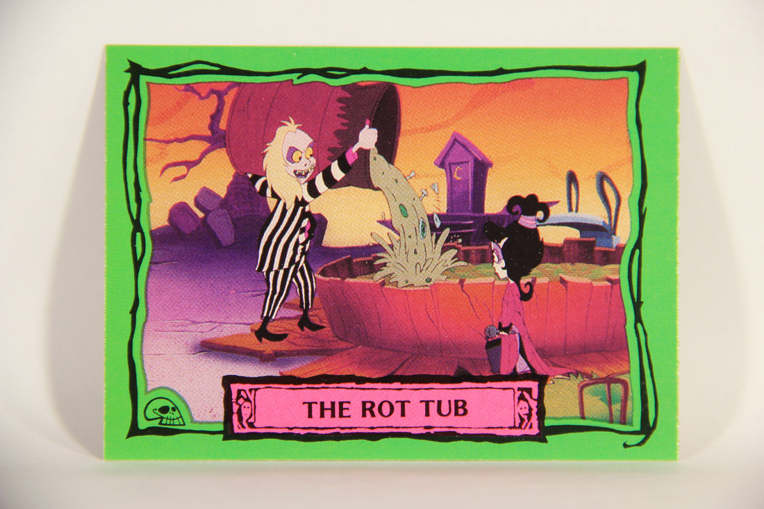 Beetlejuice 1990 Trading Card #53 The Rot Tub ENG L012160