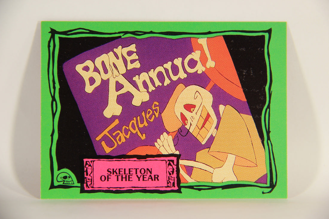 Beetlejuice 1990 Trading Card #60 Skeleton Of The Year ENG L012167