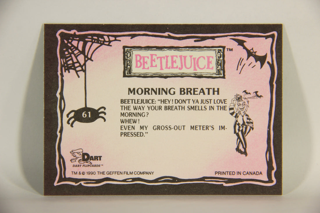 Beetlejuice 1990 Trading Card #61 Morning Breath ENG L012168