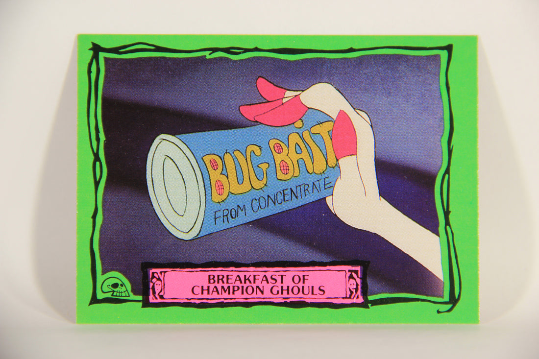 Beetlejuice 1990 Trading Card #63 Breakfast Of Champion Ghouls ENG L012170