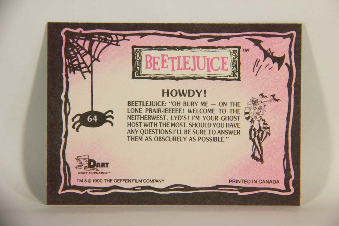 Beetlejuice 1990 Trading Card #64 Howdy ENG L012171