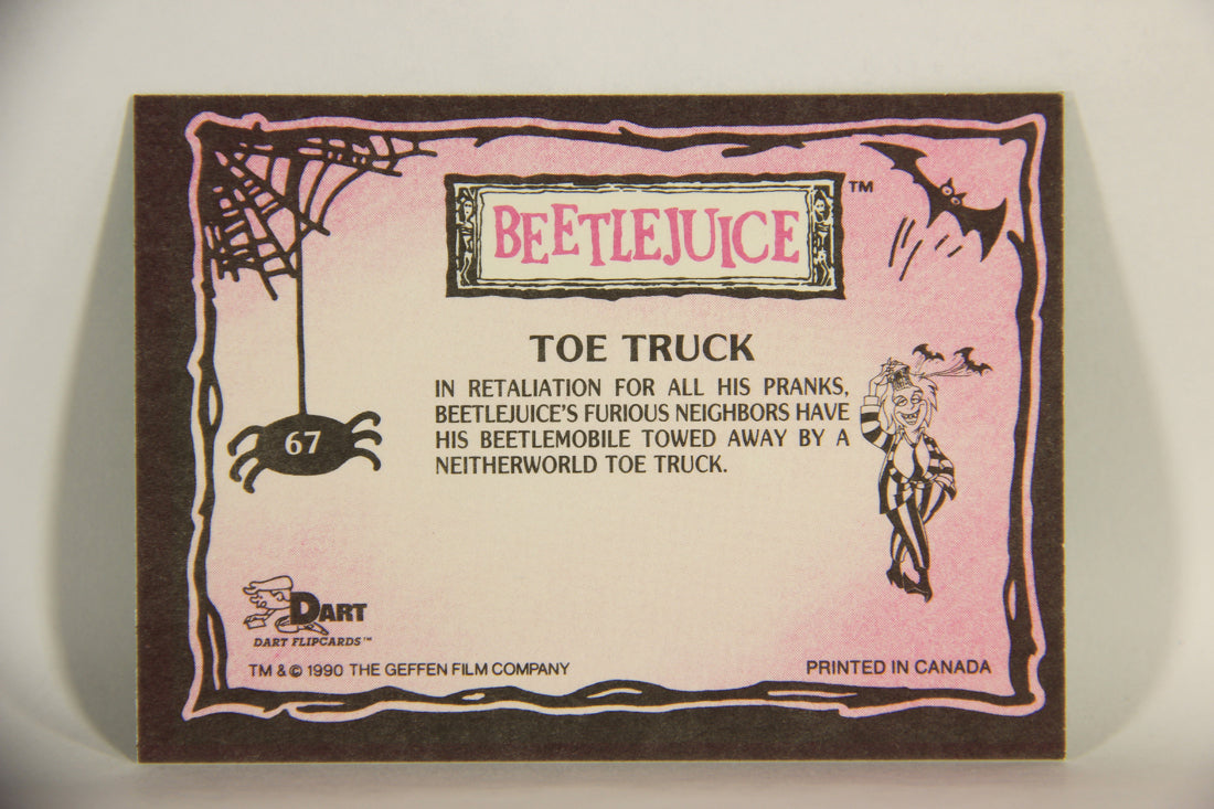 Beetlejuice 1990 Trading Card #67 Toe Truck ENG L012174