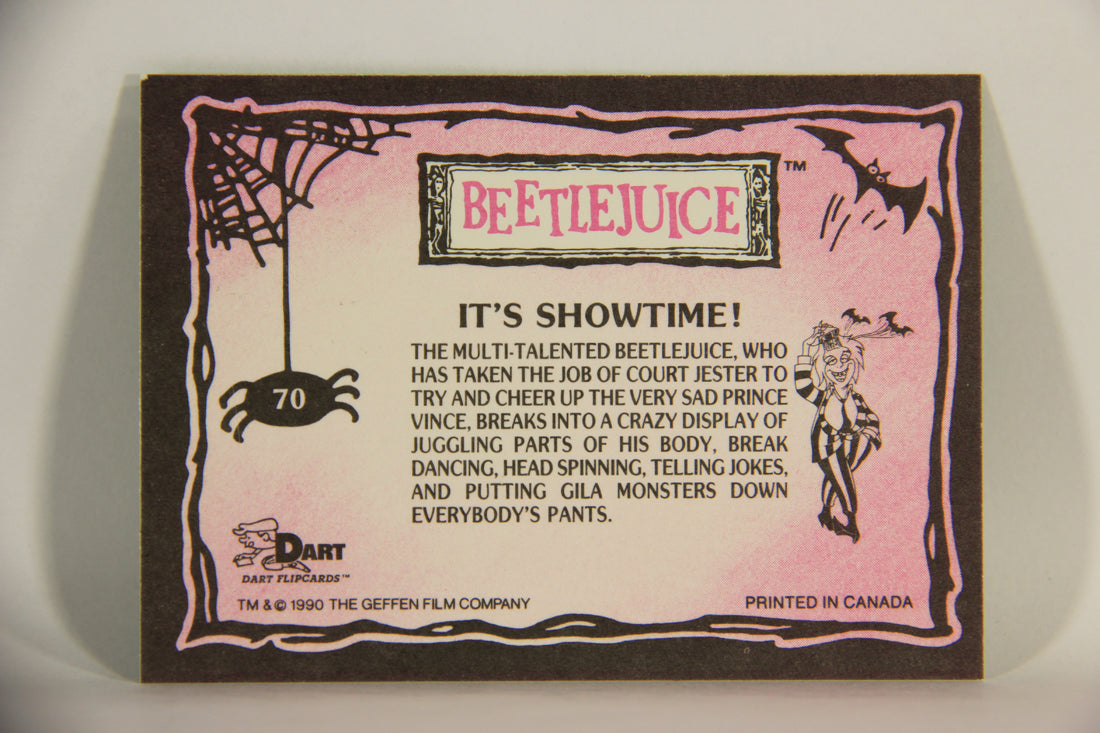 Beetlejuice 1990 Trading Card #70 It's Showtime ENG L012177