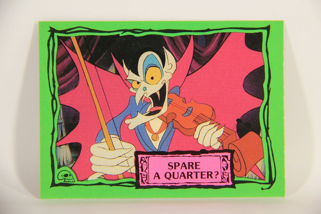 Beetlejuice 1990 Trading Card #71 Spare A Quarter ENG L012178