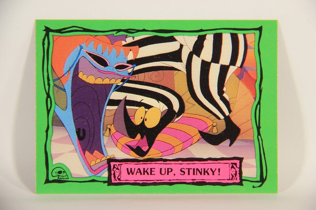 Beetlejuice 1990 Trading Card #75 Wake Up Stinky ENG L012182