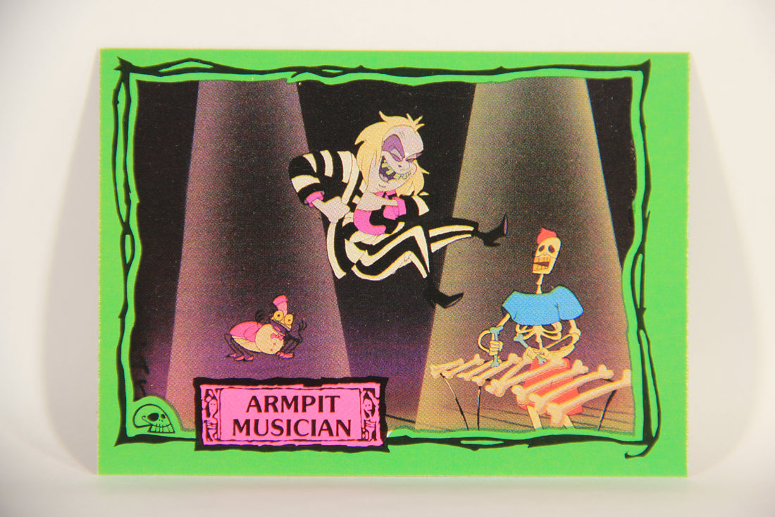 Beetlejuice 1990 Trading Card #83 Armpit Musician ENG L012190