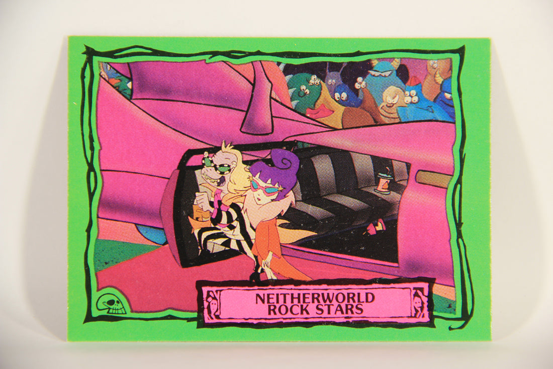 Beetlejuice 1990 Trading Card #84 Neitherworld Rock Stars ENG L012191