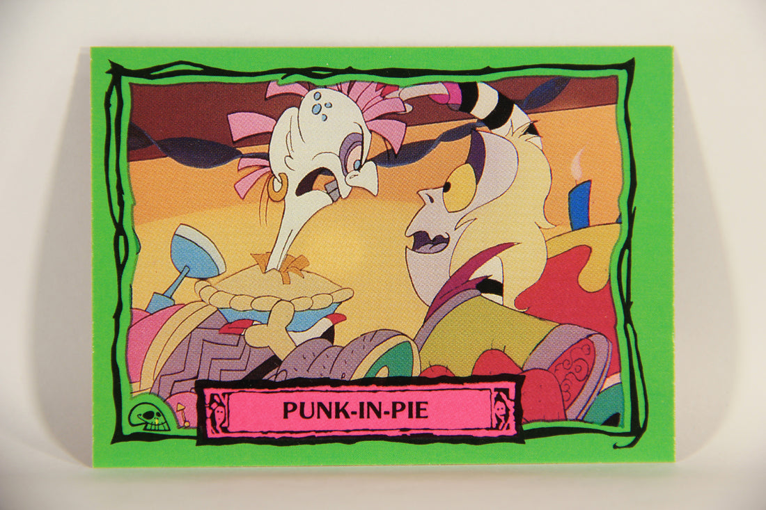Beetlejuice 1990 Trading Card #88 Punk-In-Pie ENG L012195